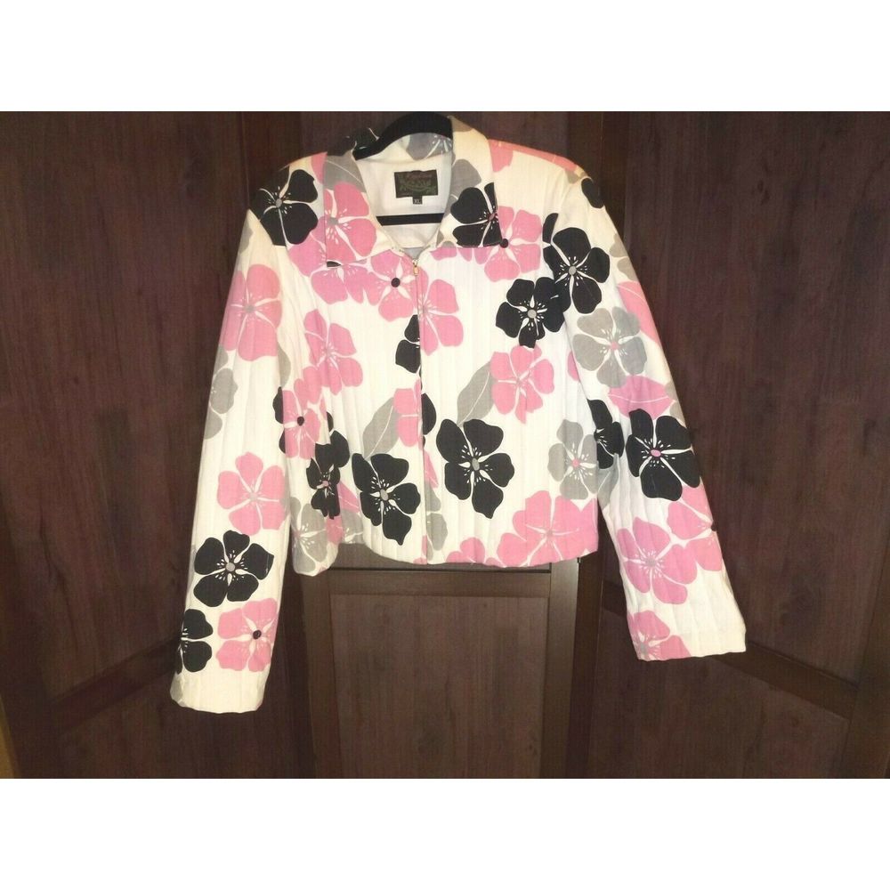 Kaua'iana Quilted Front Zip  Jacket XL